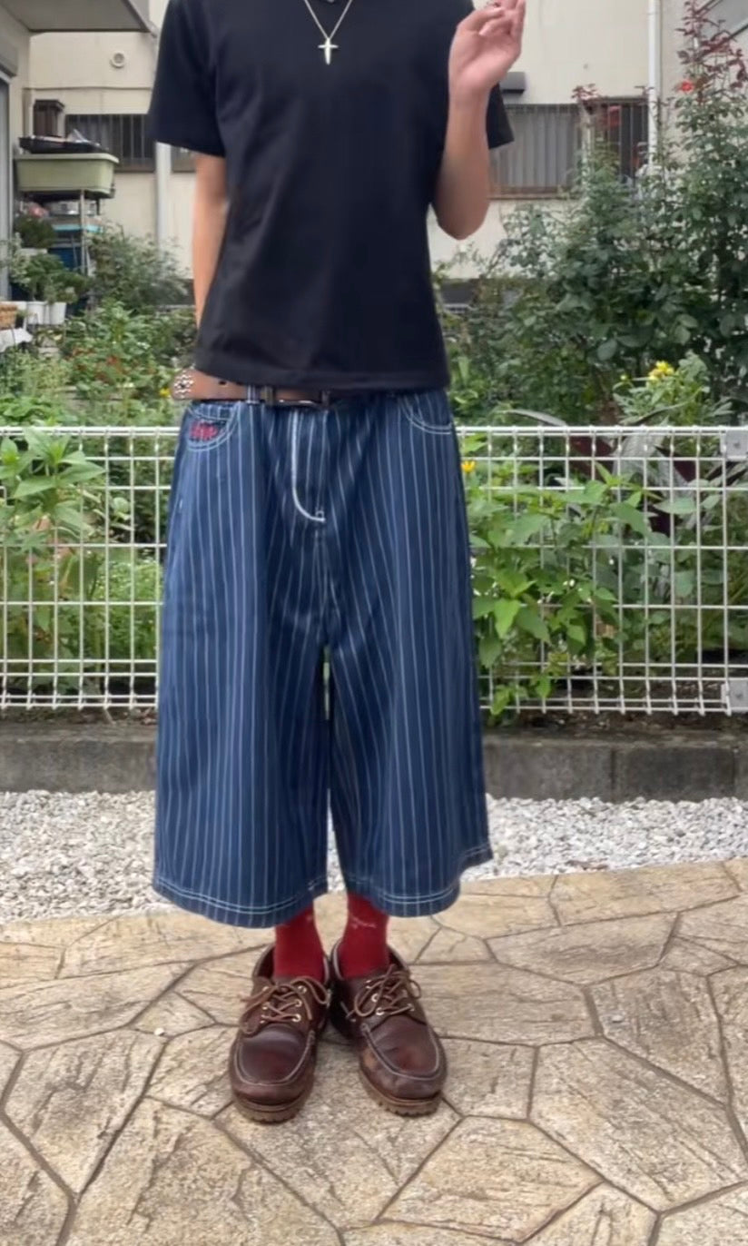 クロップド丈ピンストライプデニムパンツ MEN1