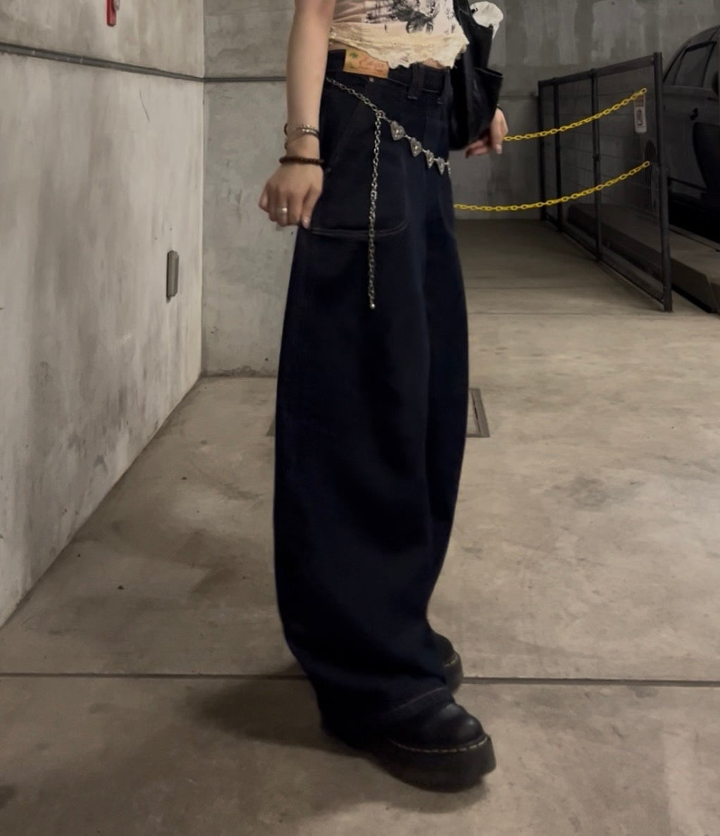 スーパーワイド・バルーンバギーデニム MH002