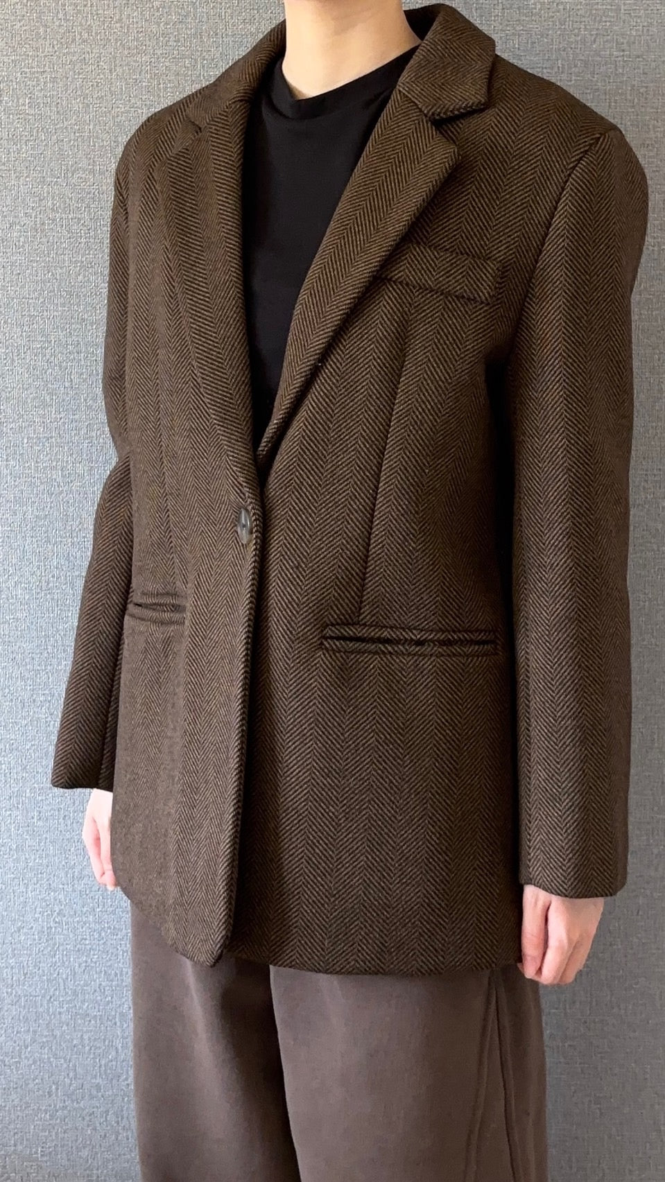 ウールライク・リラックスフィットブレザー s0814m-11