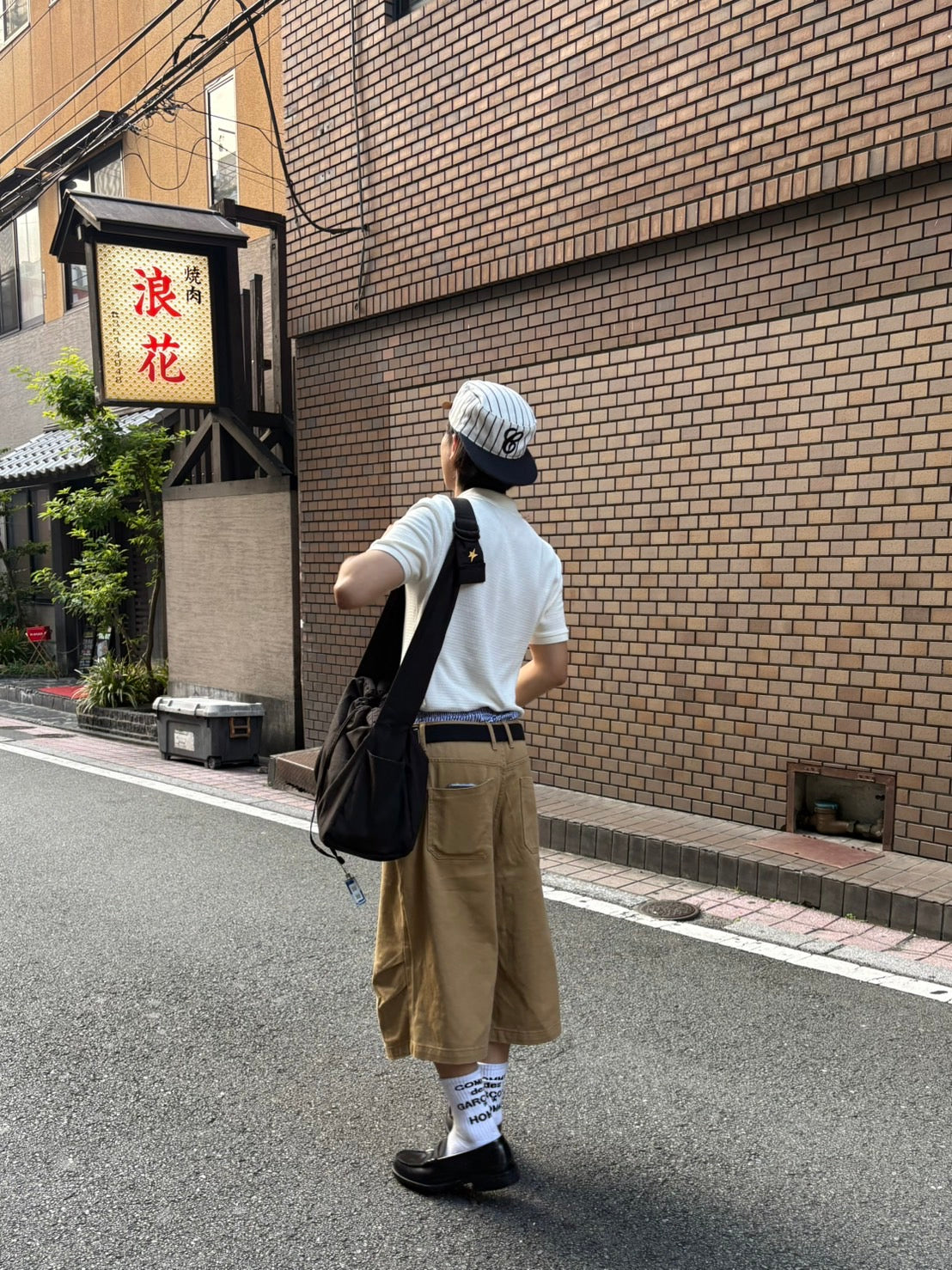 チノクロス・ワイドクロップドパンツ YT001