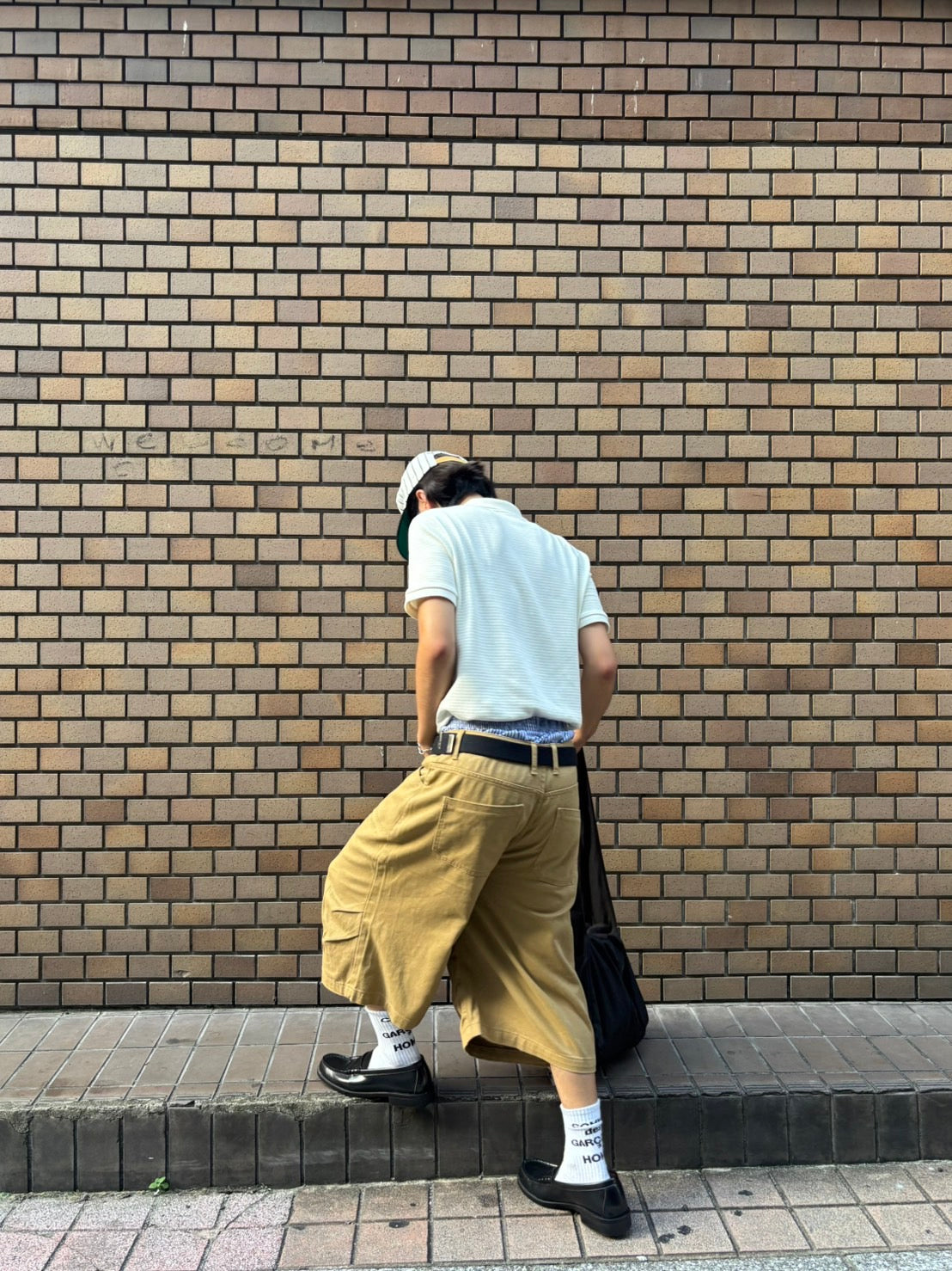 チノクロス・ワイドクロップドパンツ YT001