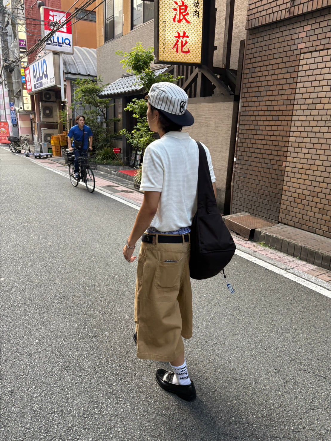 チノクロス・ワイドクロップドパンツ YT001