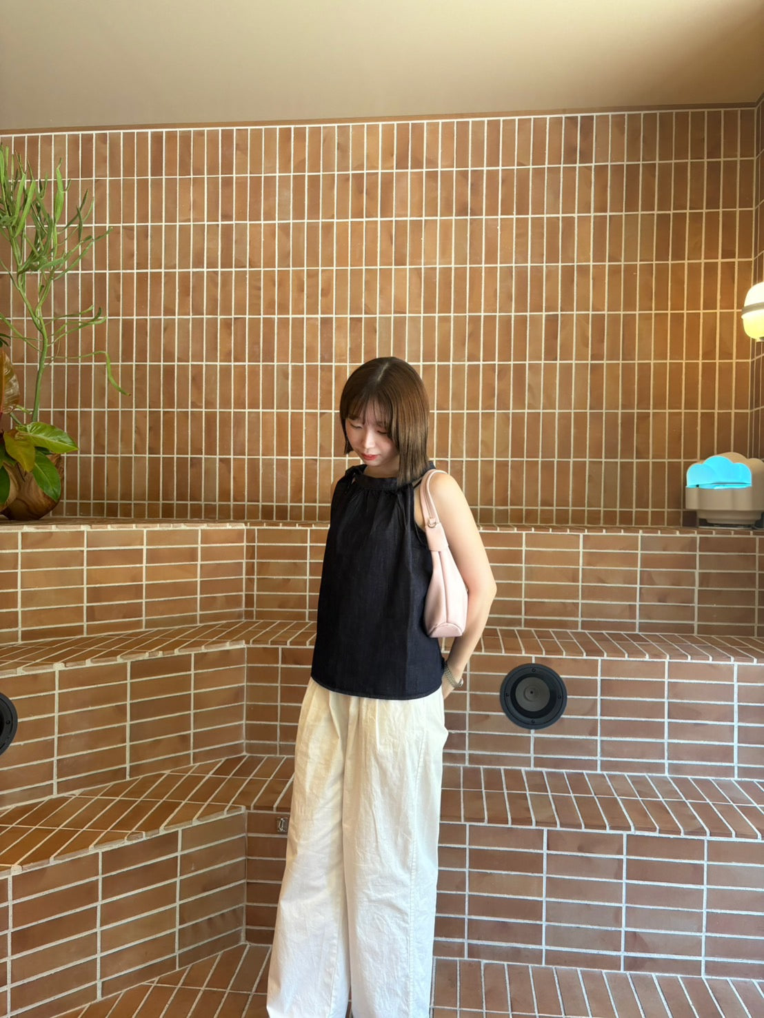 デニムキャミソールトップス ON001