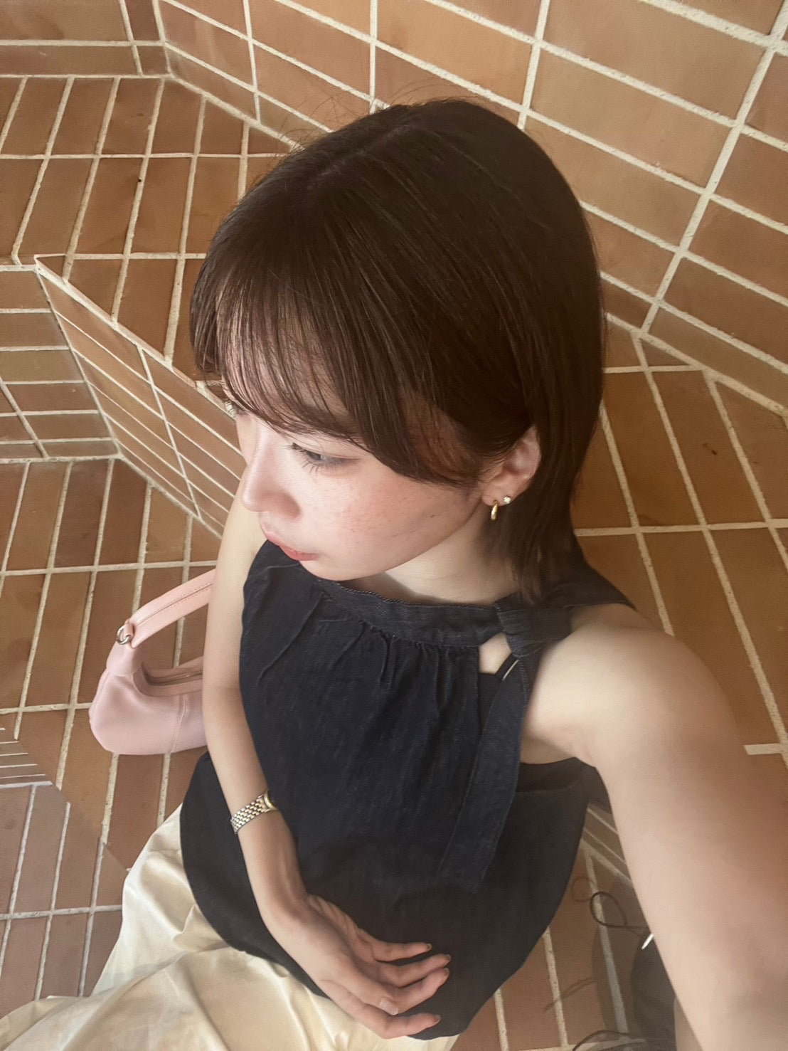 デニムキャミソールトップス ON001