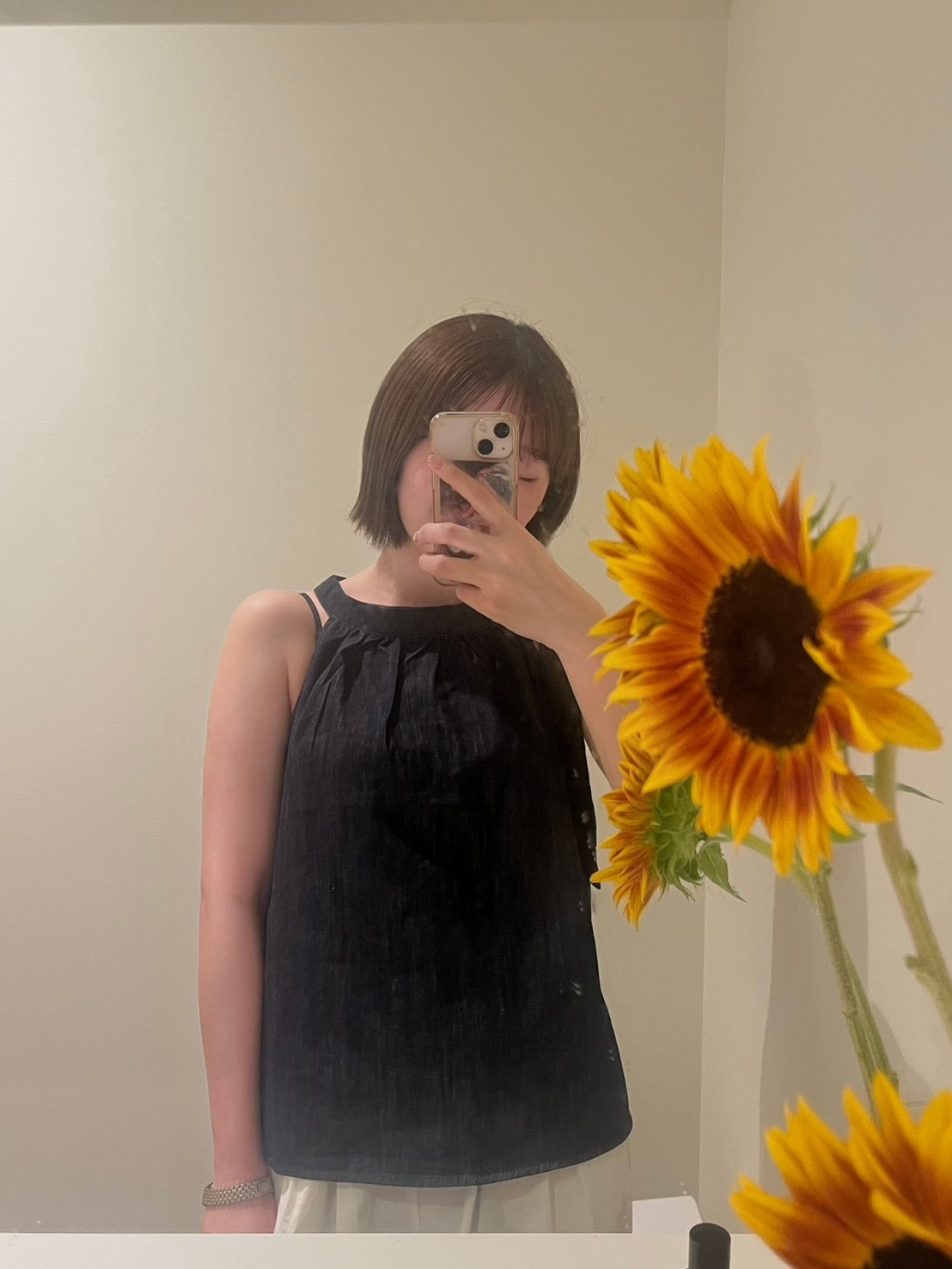 デニムキャミソールトップス ON001