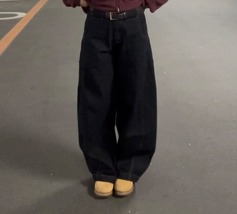 リジッドバギーデニム AT001