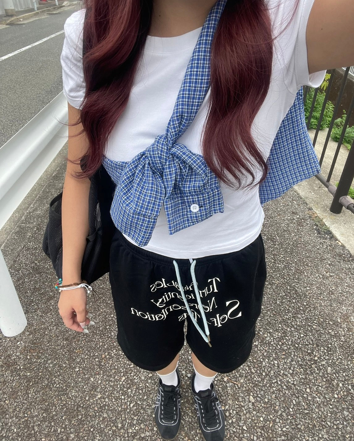 レイヤードスウェットハーフパンツ MW003