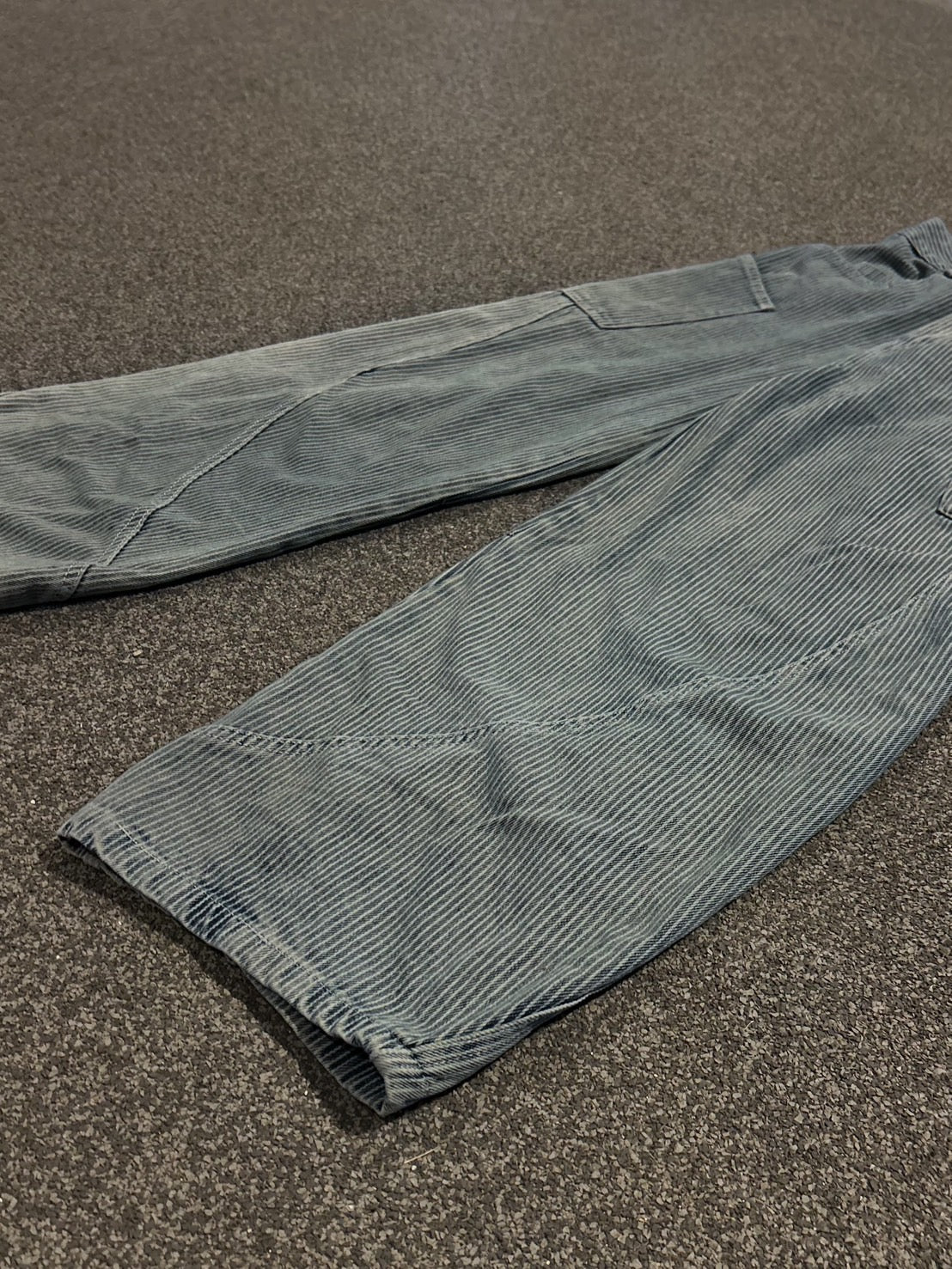 ハイウエストストライプワイドデニム MI-02