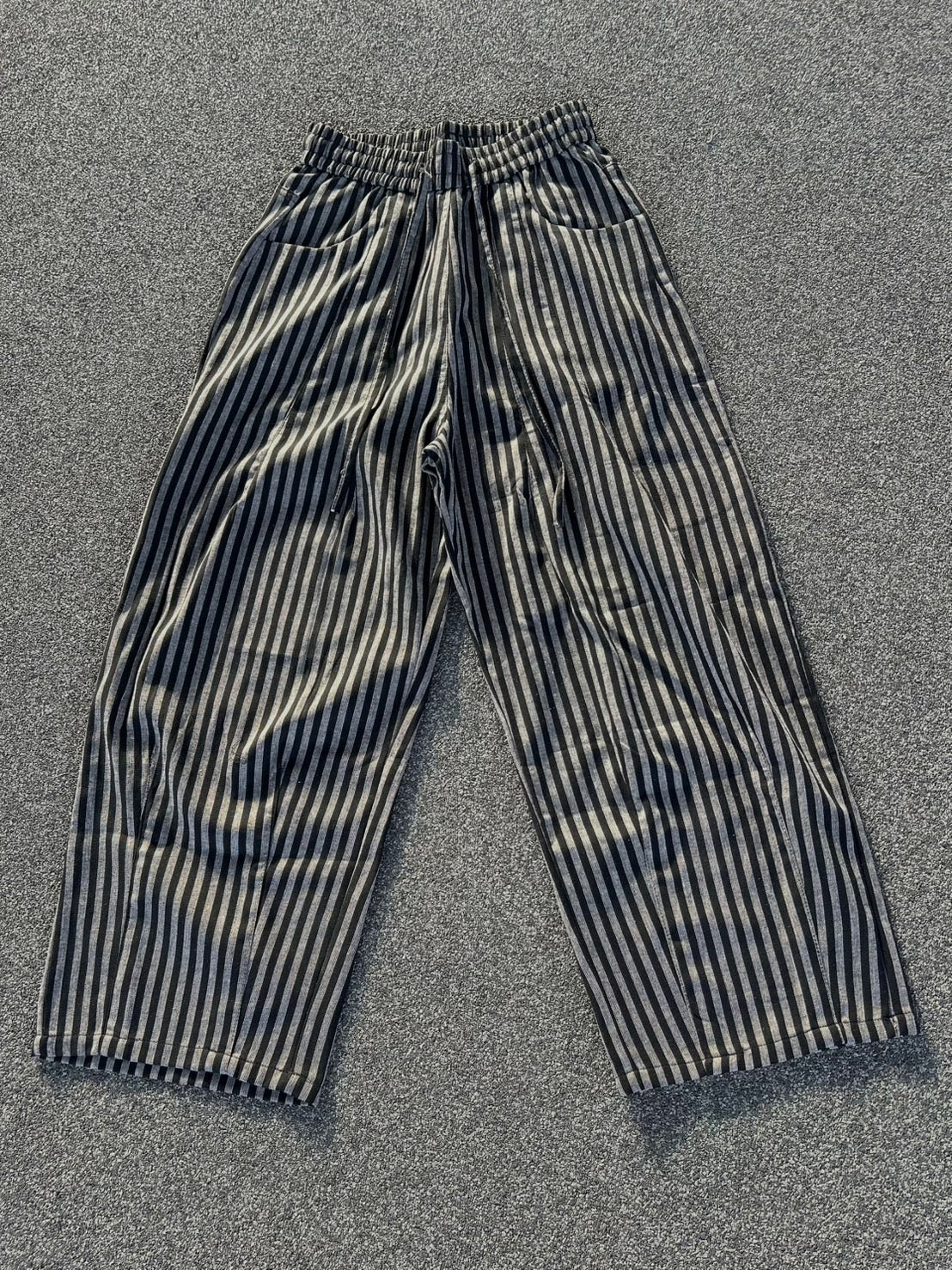 ランダムストライプ・スーパーワイドイージーパンツ MI-13