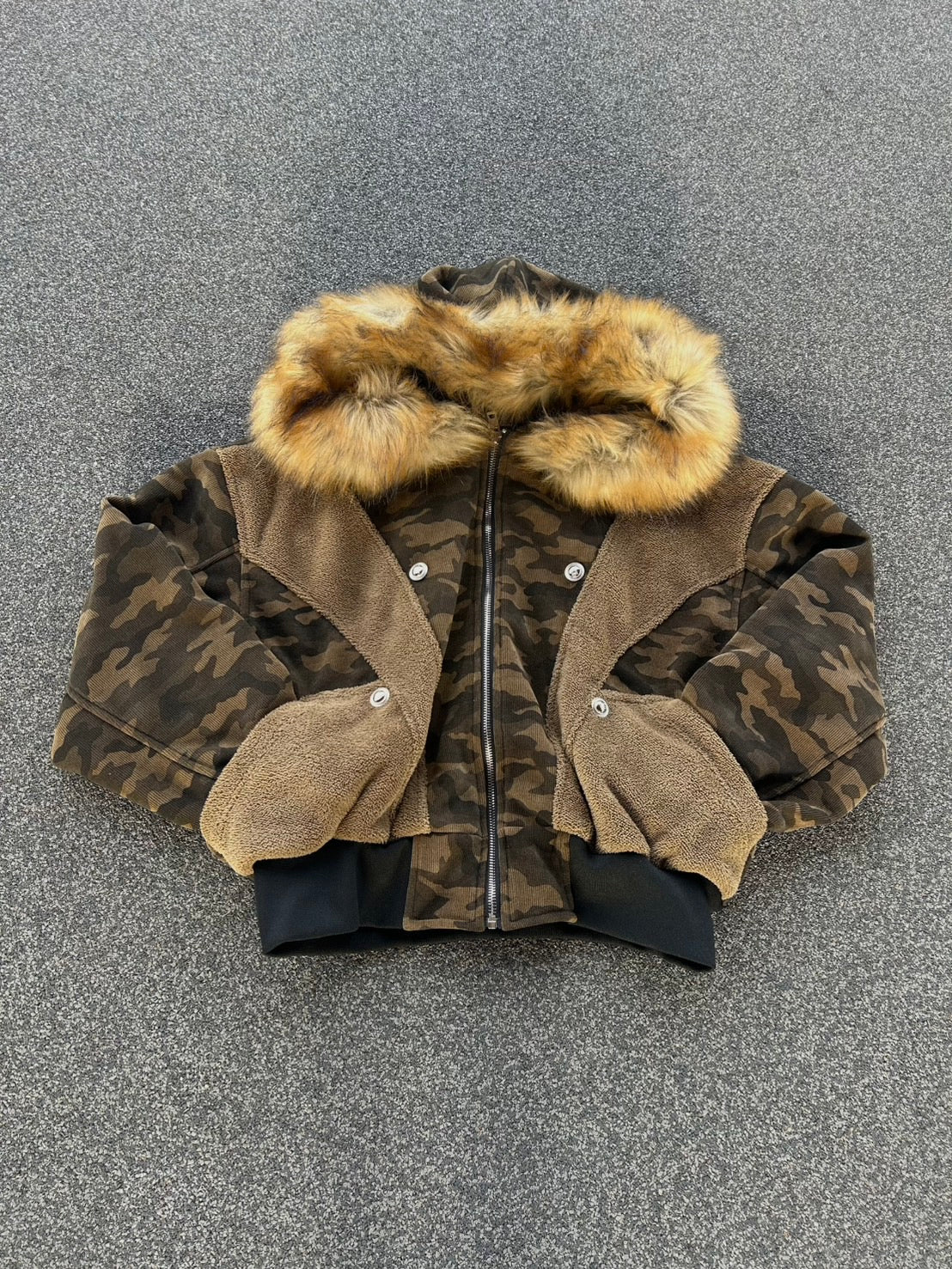 カモフラージュファー付きブルゾン MI-15