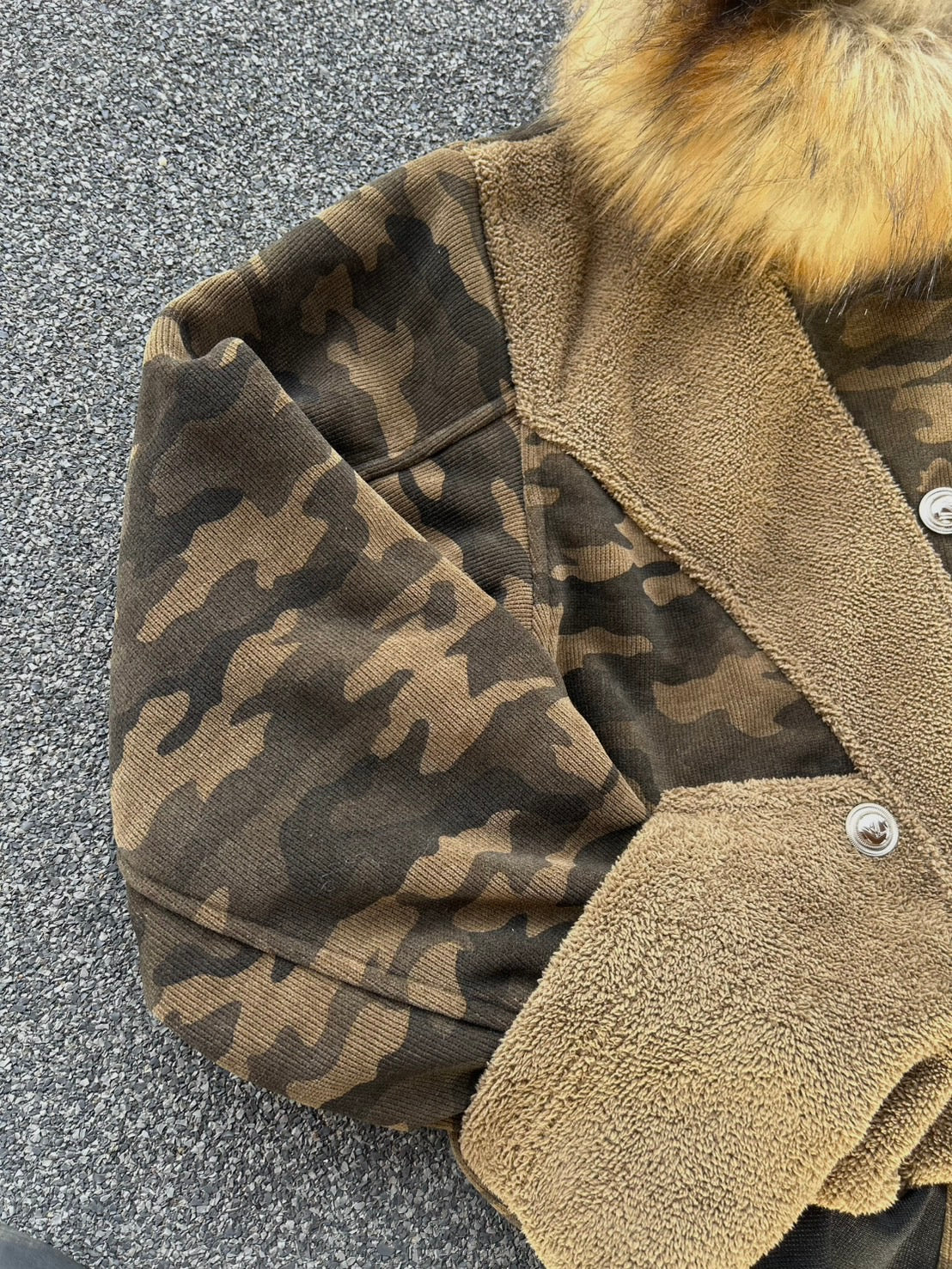 カモフラージュファー付きブルゾン MI-15