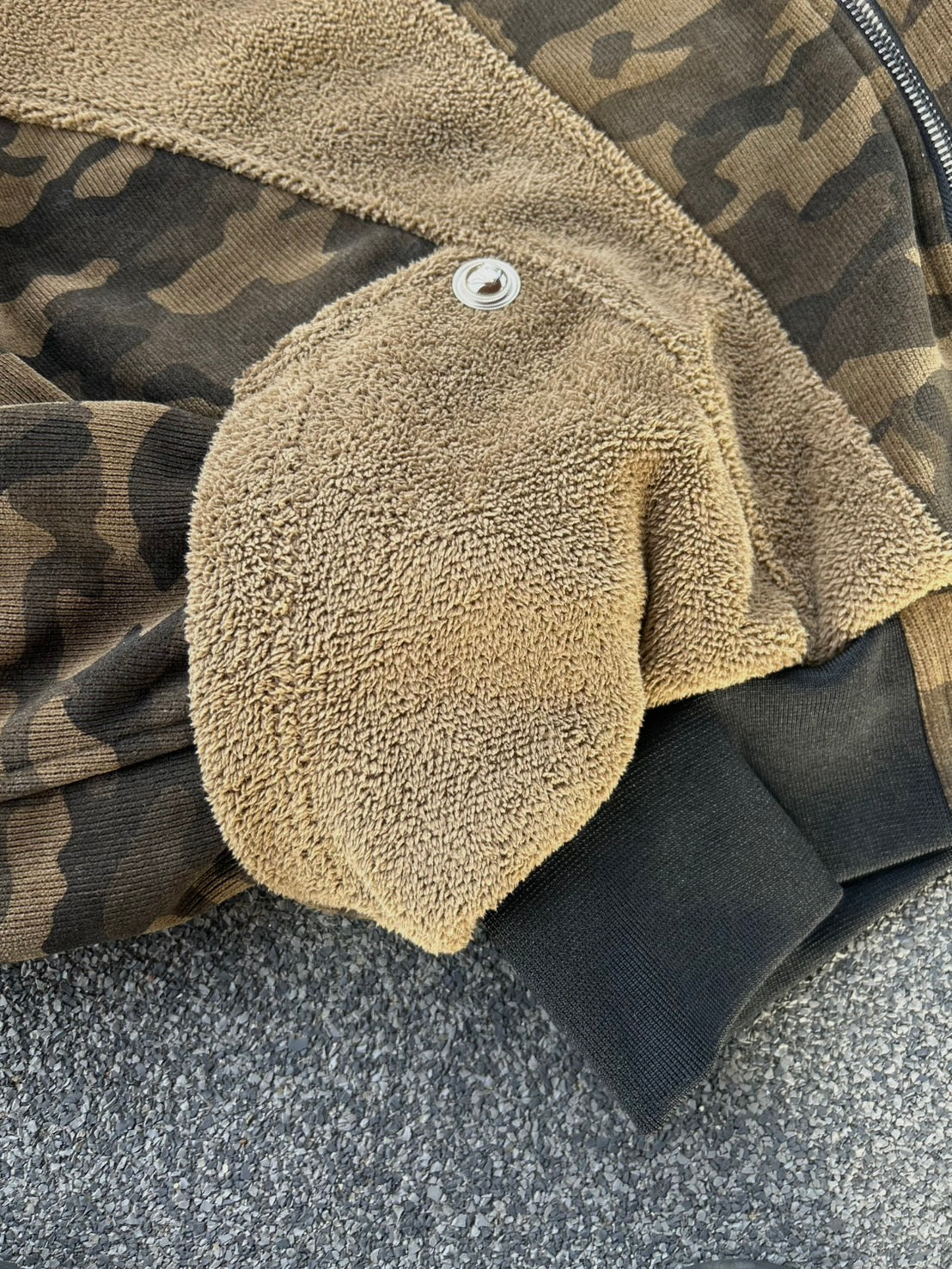 カモフラージュファー付きブルゾン MI-15