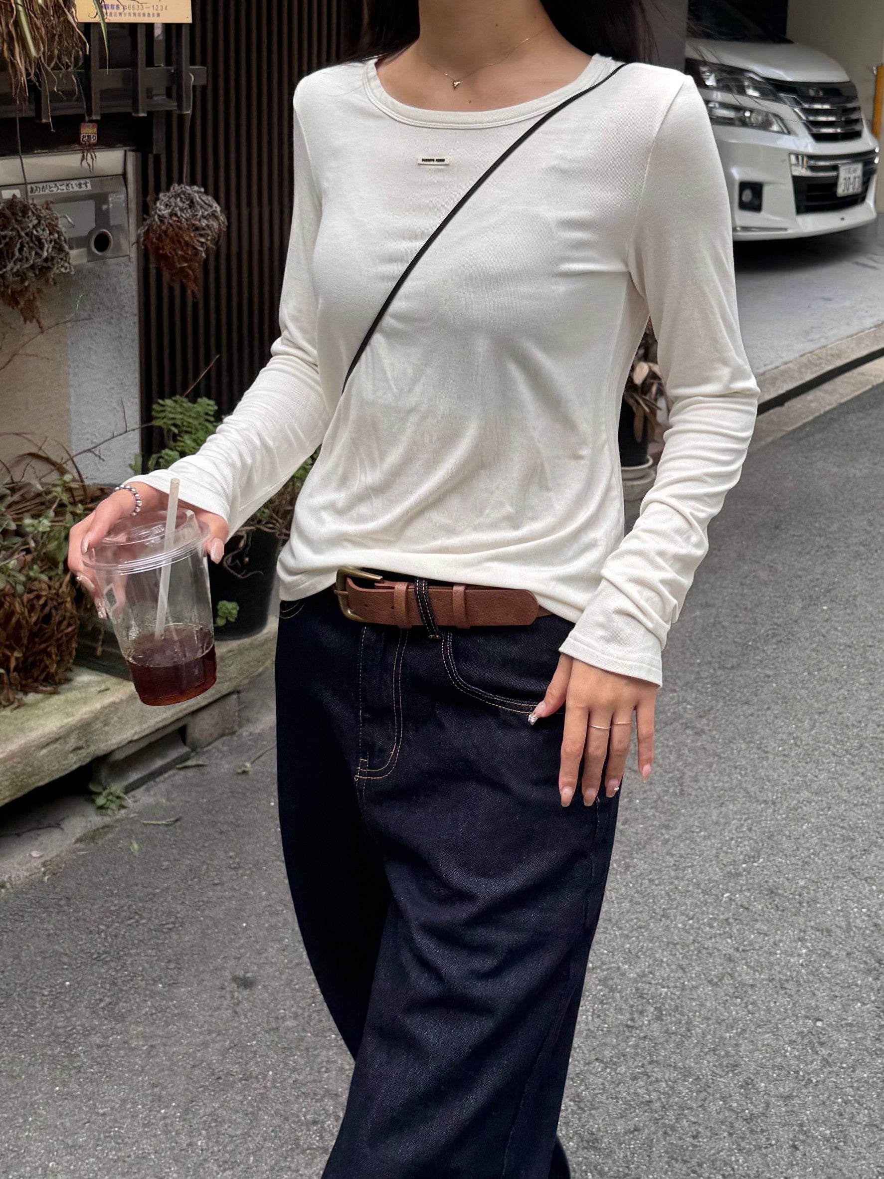 フィットシルエットロングスリーブTシャツ TM-005