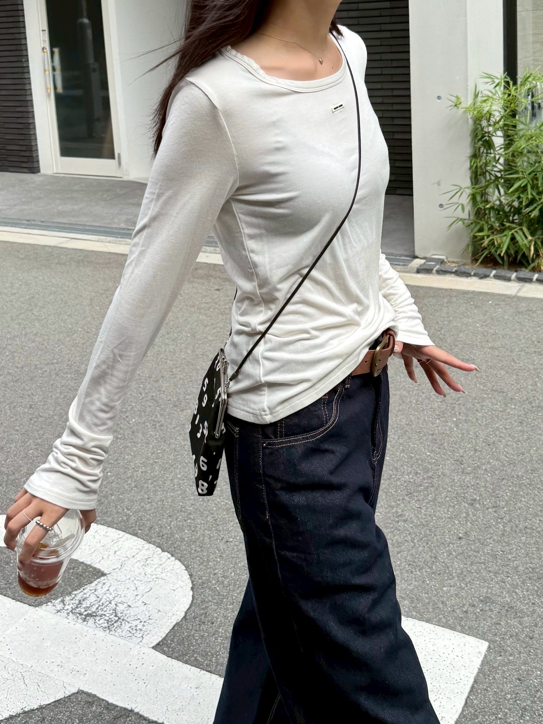 フィットシルエットロングスリーブTシャツ TM-005