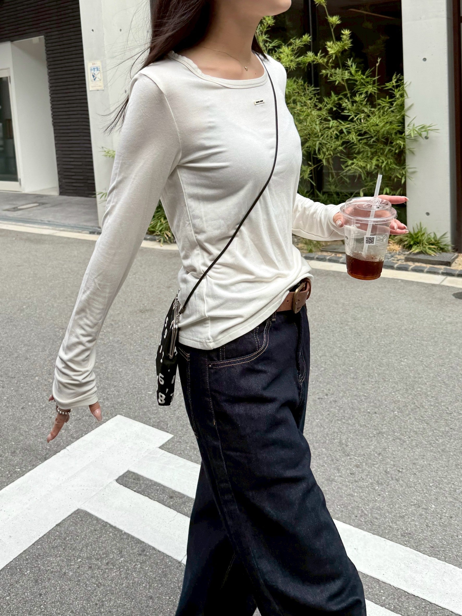 フィットシルエットロングスリーブTシャツ TM-005