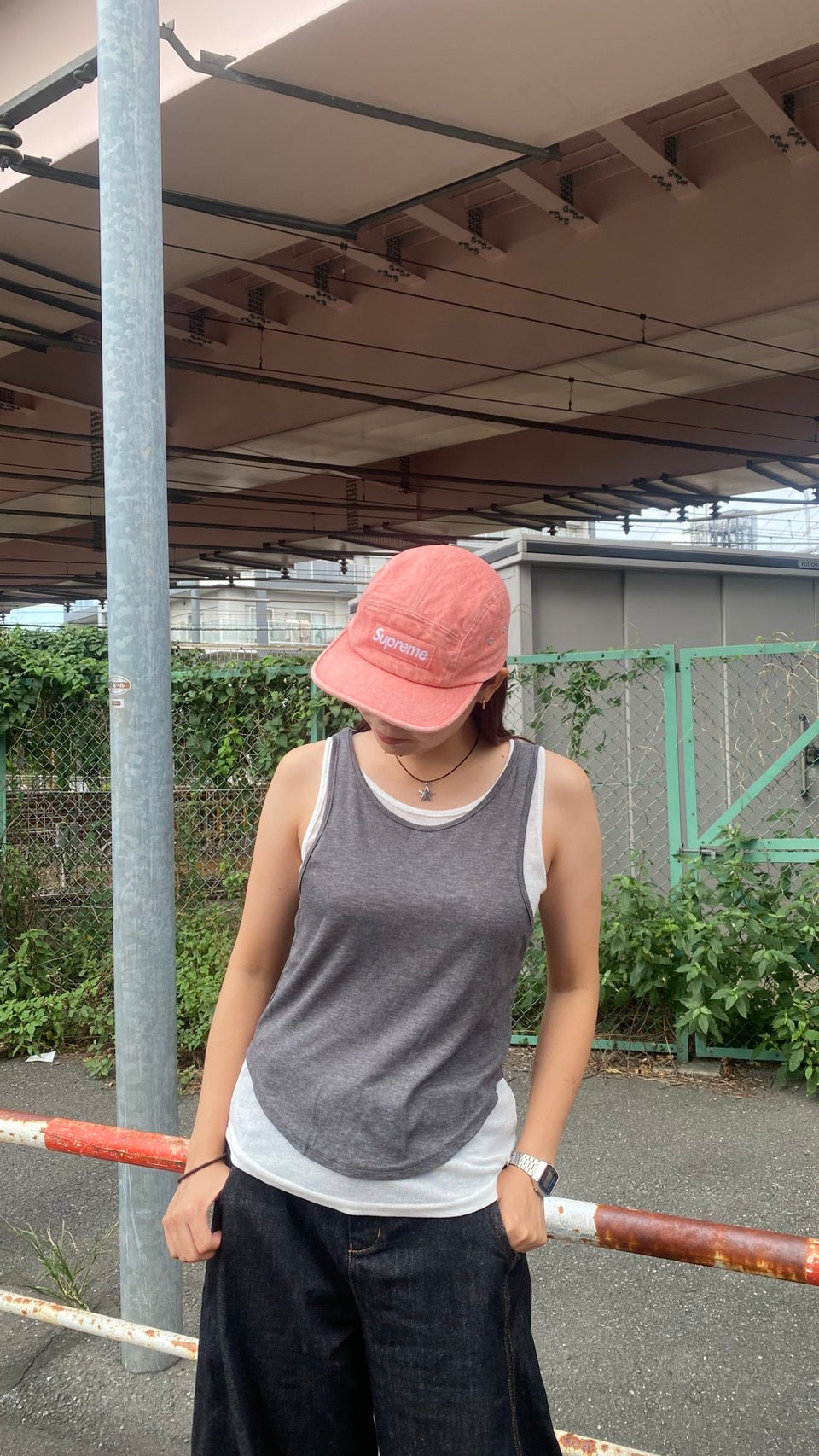 フェイクレイヤードタンクトップ WG001