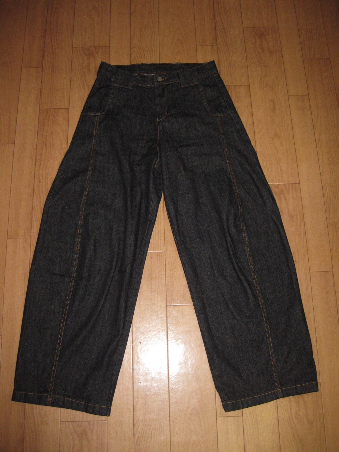 パネルドワイド・リジッドライクブラックデニム WG003