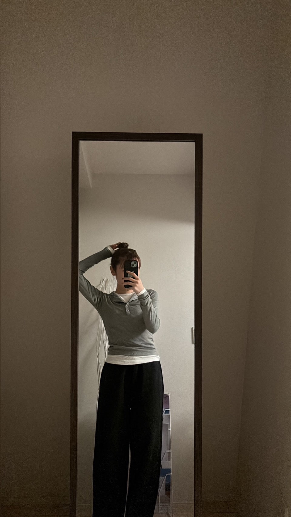 レイヤード・ヘンリーネックカットソー RIM002