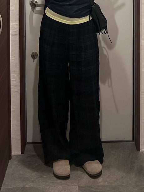 ワイドストレートイージーパンツ OT-015