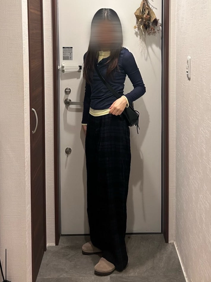 ワイドストレートイージーパンツ OT-015