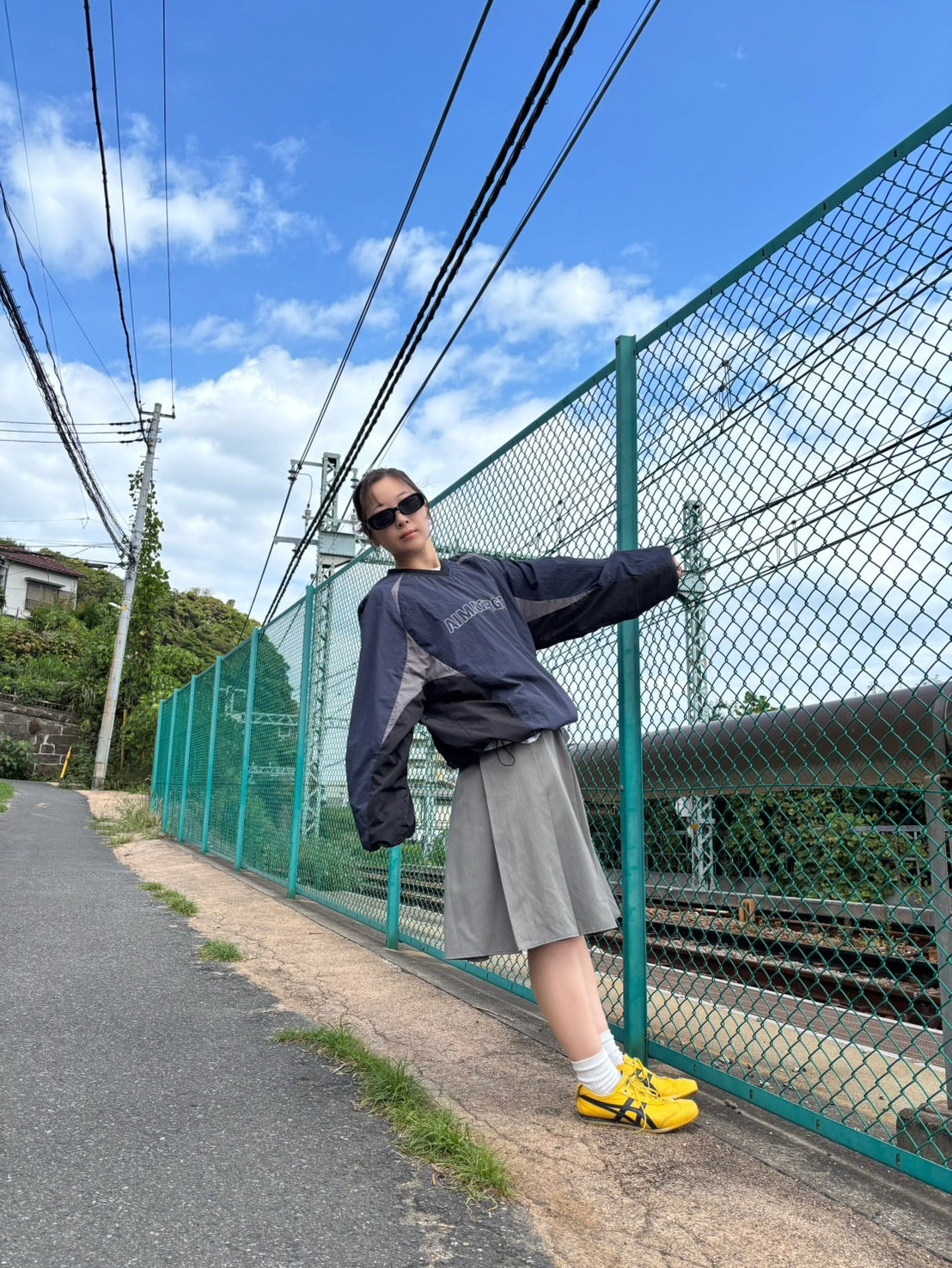 ナイロンプルオーバー KA003