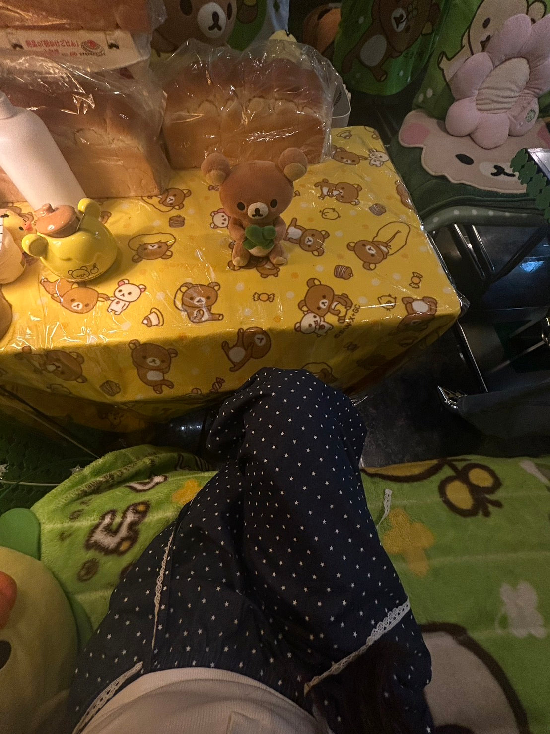 星総柄ライトスウェットパンツ BY-001