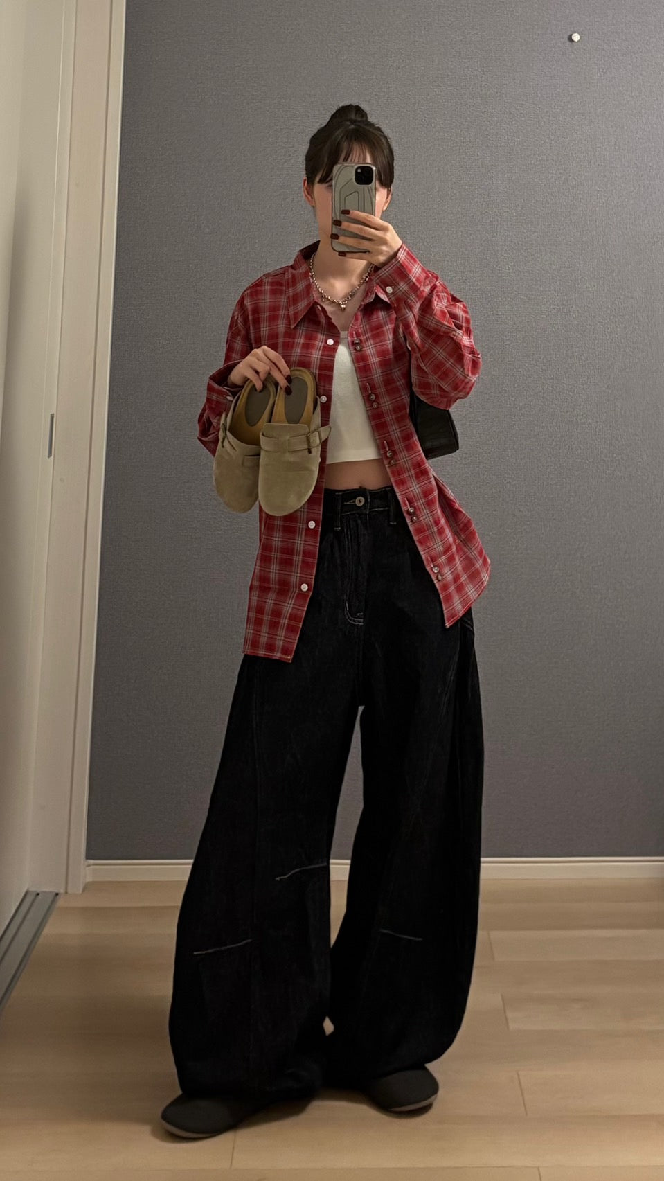 ヴィンテージライク チェックシャツ s0814m-21