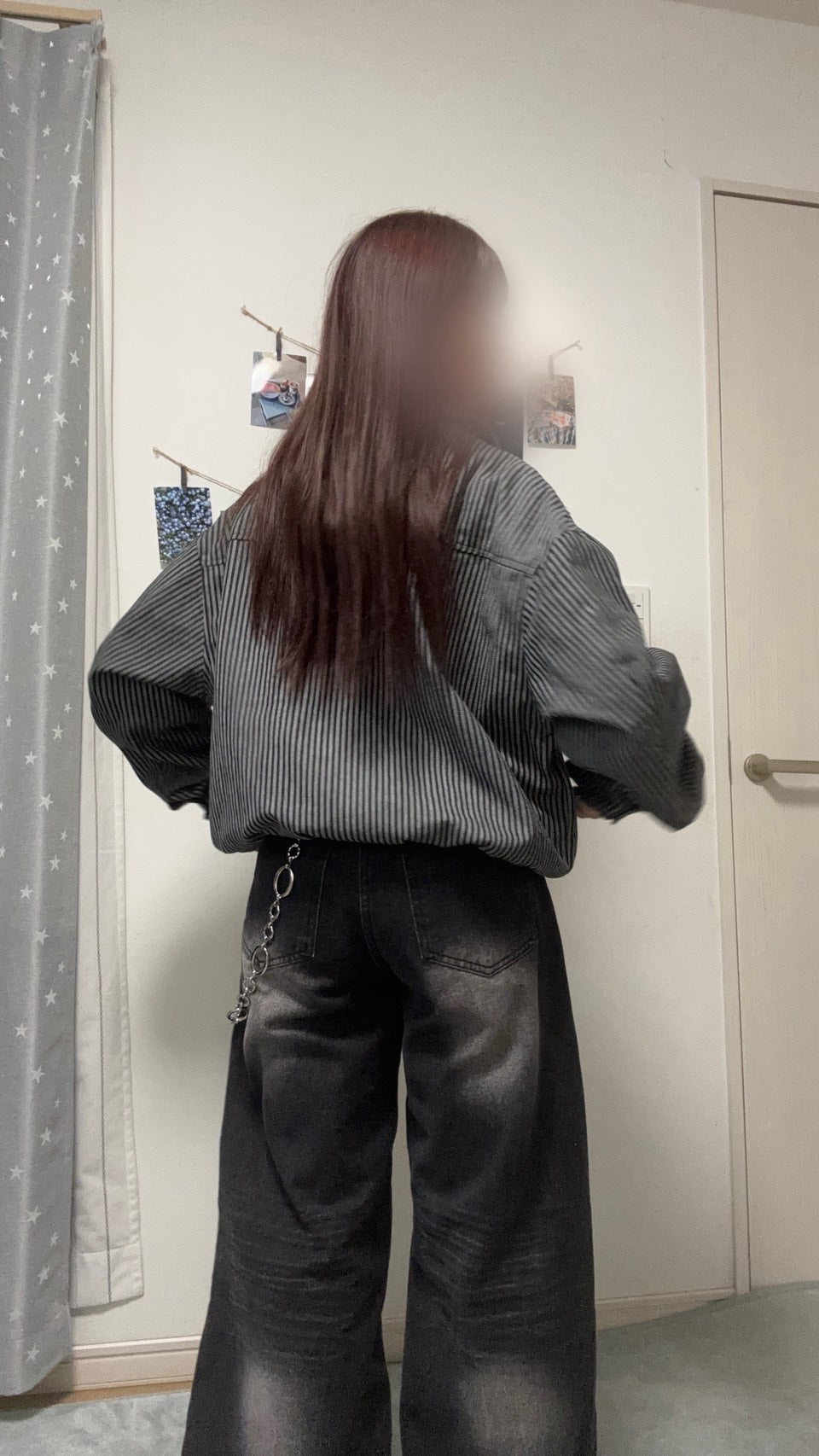 ヴィンテージストライプ ハリントンジャケット EA003