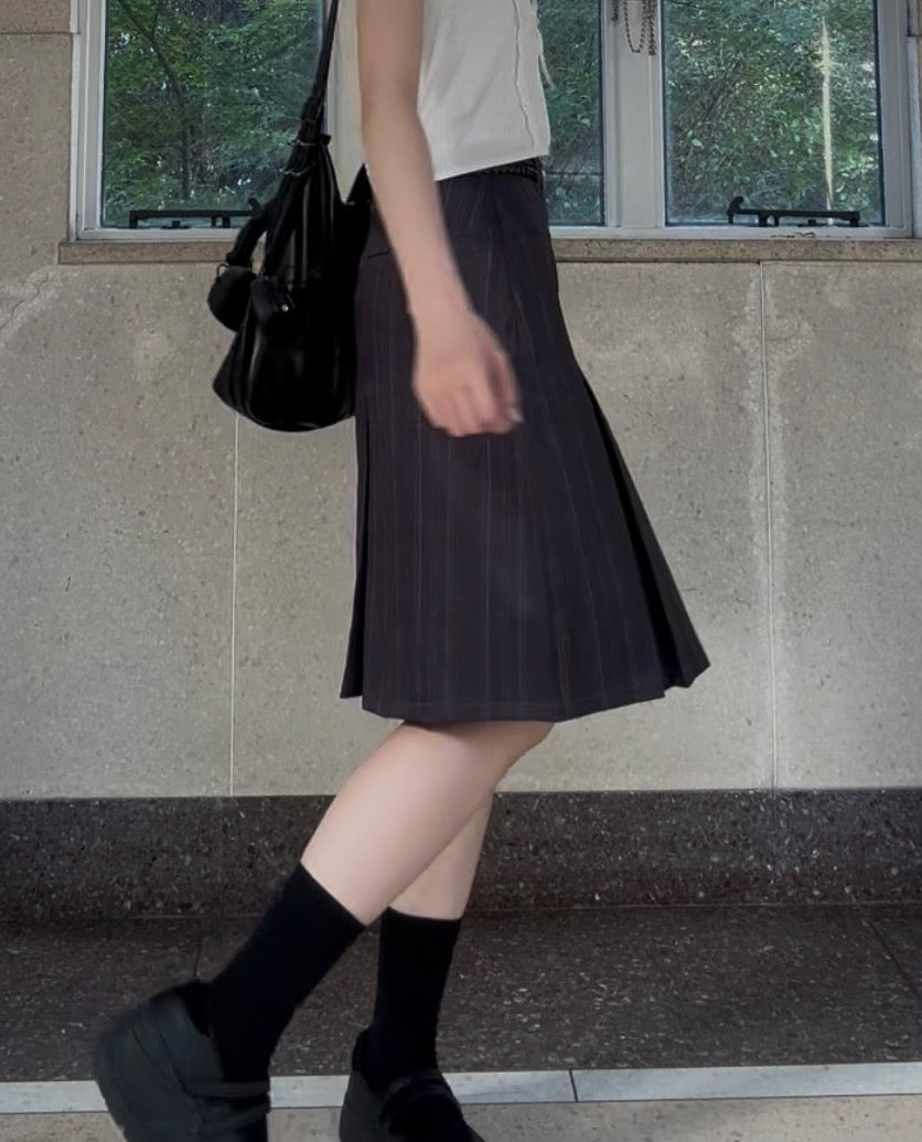 Aラインプリーツスカート UI-002
