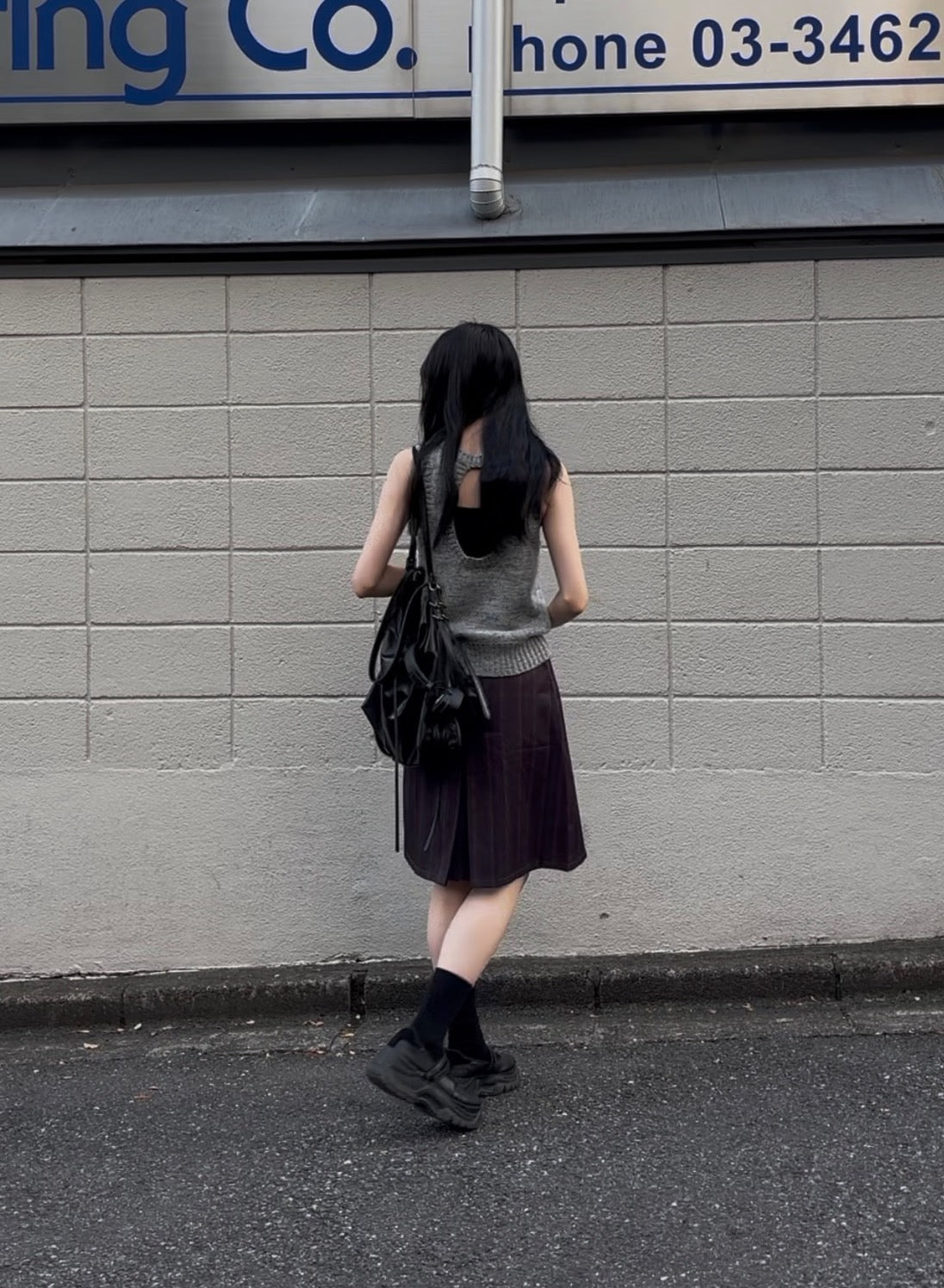 Aラインプリーツスカート UI-002