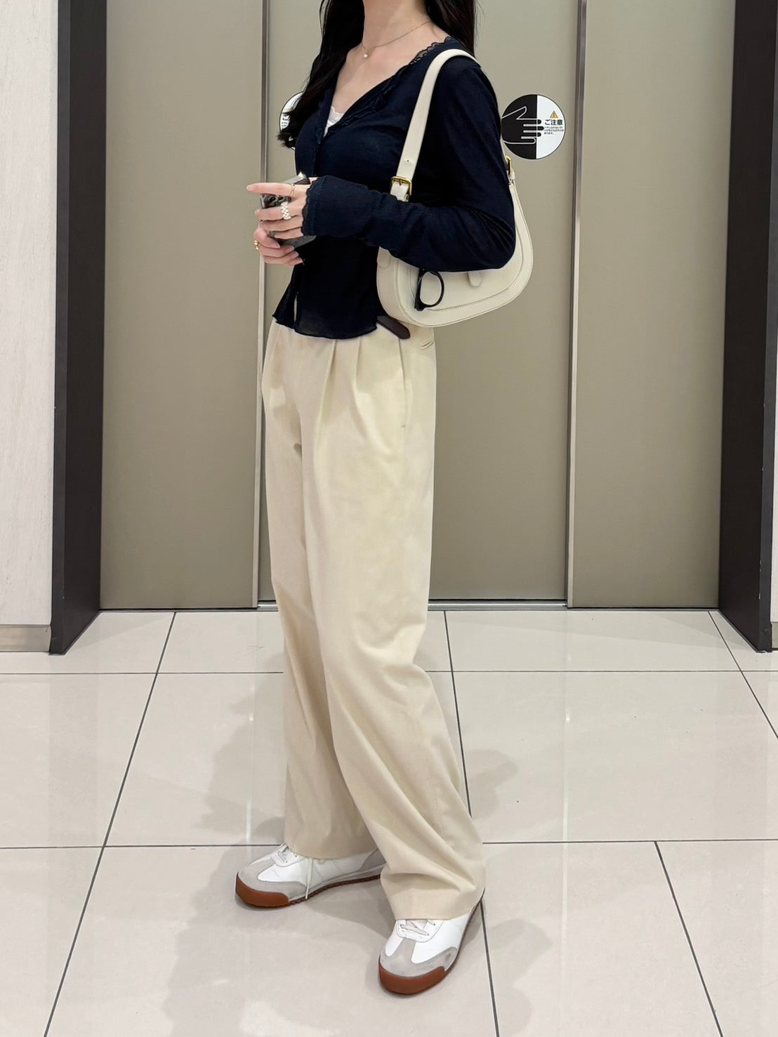 レースライトニットカーディガン CLG001