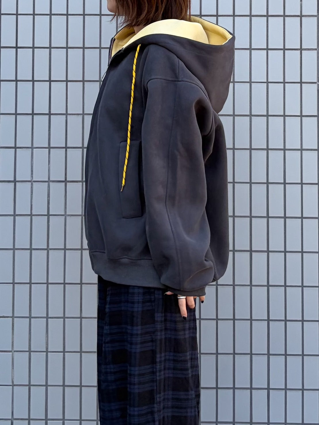 差し色付きフルジップパーカー NMC-001