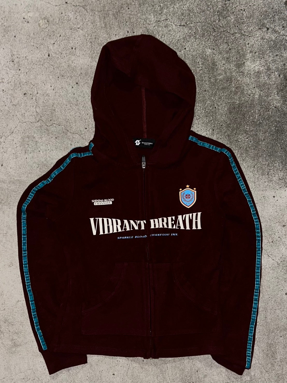 ヴィンテージトラックロゴジップパーカー LLS008