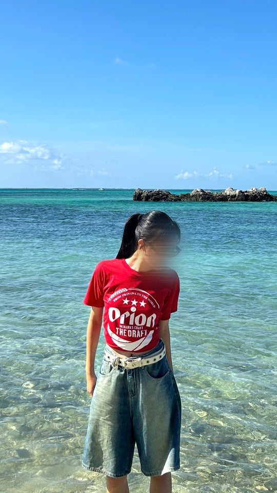 ウォッシュドハーフデニムパンツ TN003