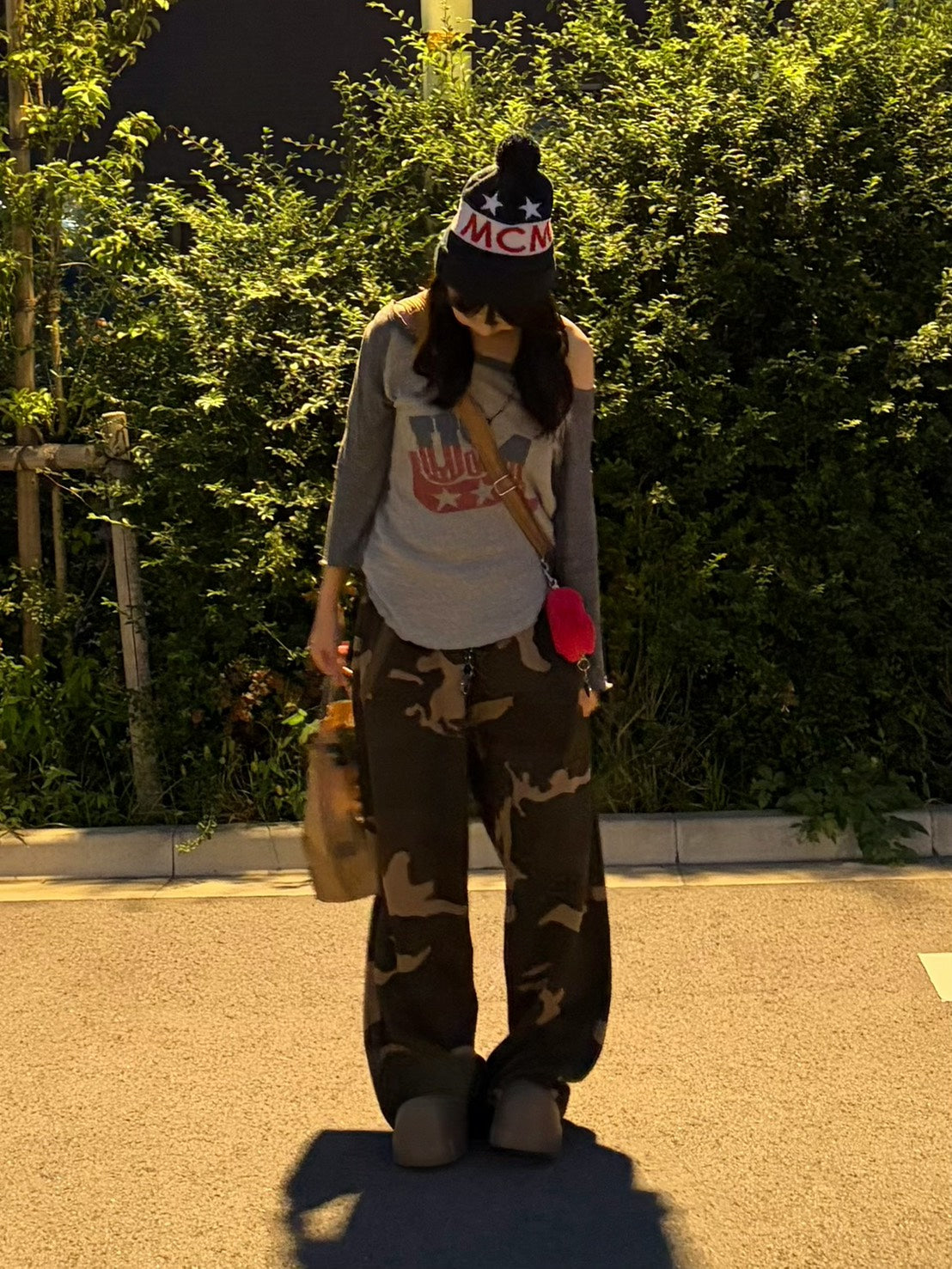 ヴィンテージカモルーズワークパンツ MI-20