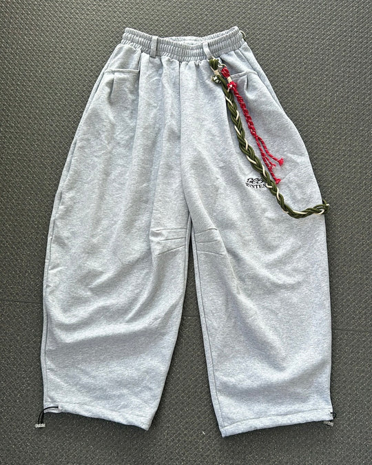 ドローコード付きルーズスウェットパンツ BY-002