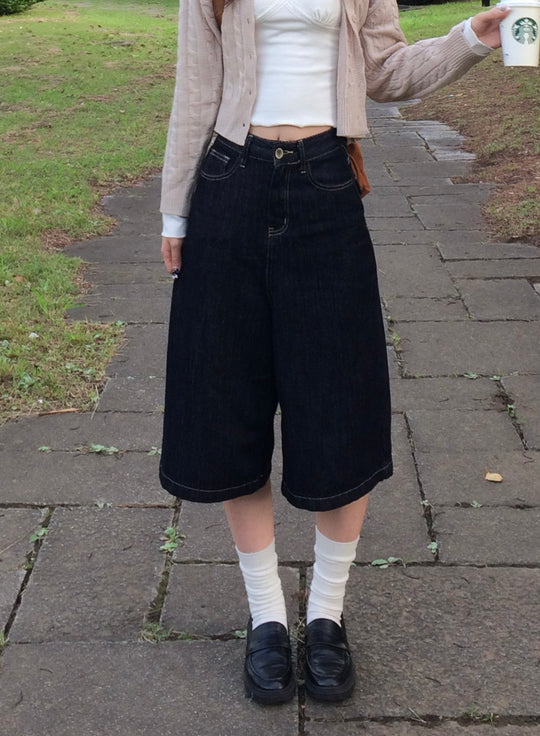 Aライン7分丈ハーフパンツ BC004