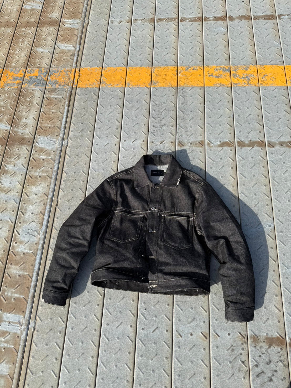 リジッドライクショート丈デニムジャケット PP004