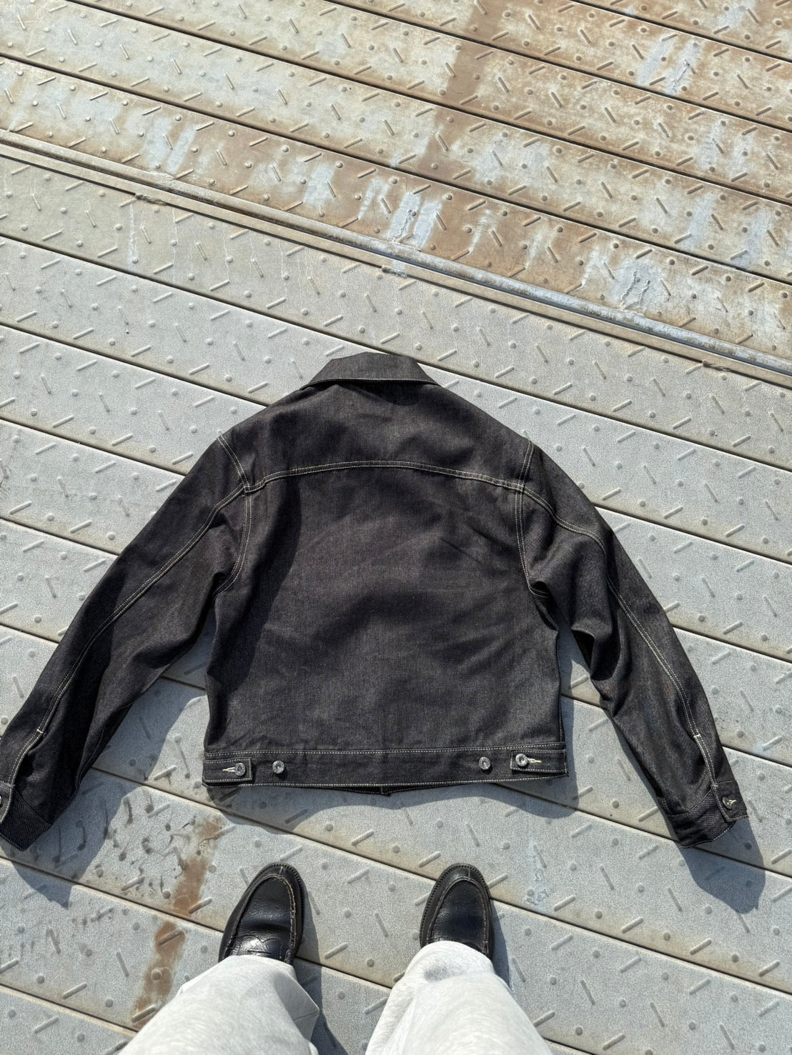 リジッドライクショート丈デニムジャケット PP004