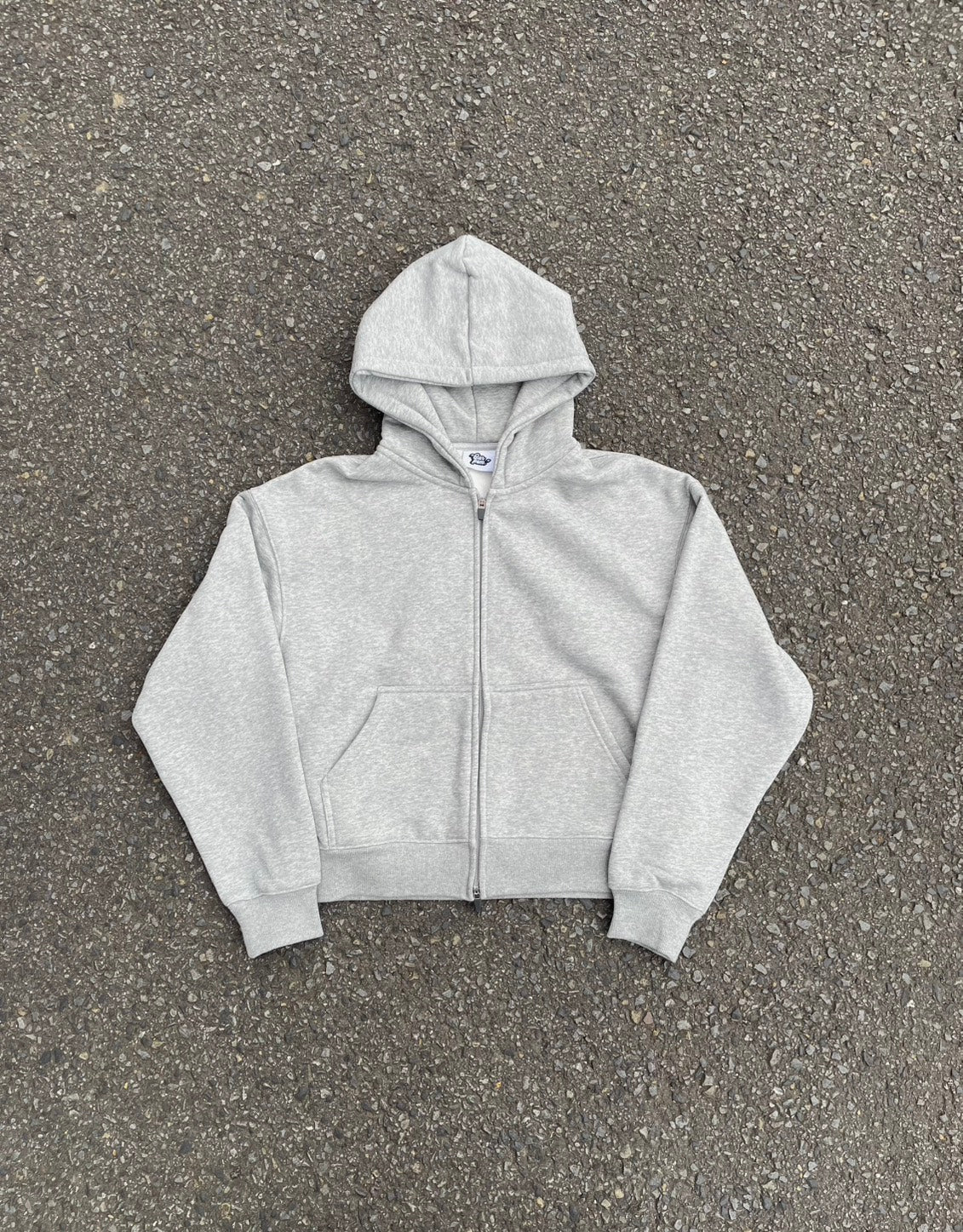 ボクシーフィット裏起毛ジップパーカ YMA-001