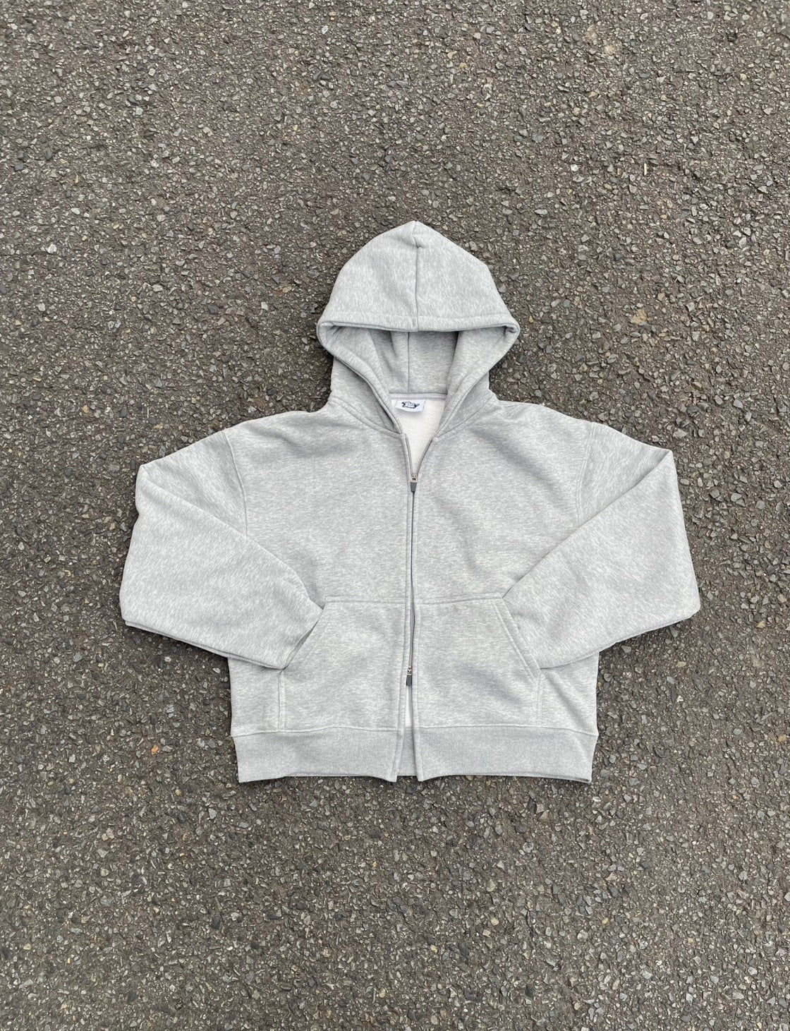 ボクシーフィット裏起毛ジップパーカ YMA-001