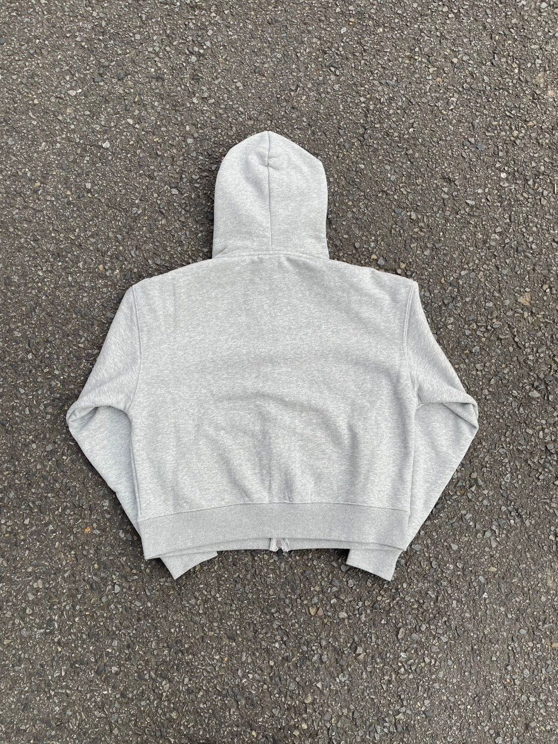 ボクシーフィット裏起毛ジップパーカ YMA-001