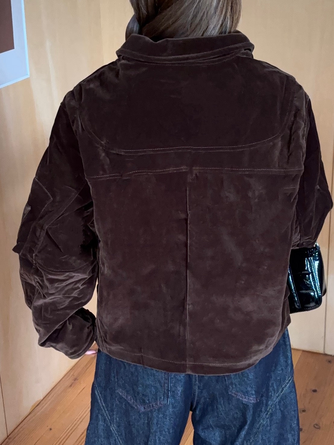 ベルベットメタルバックルショートジャケット SCK-028