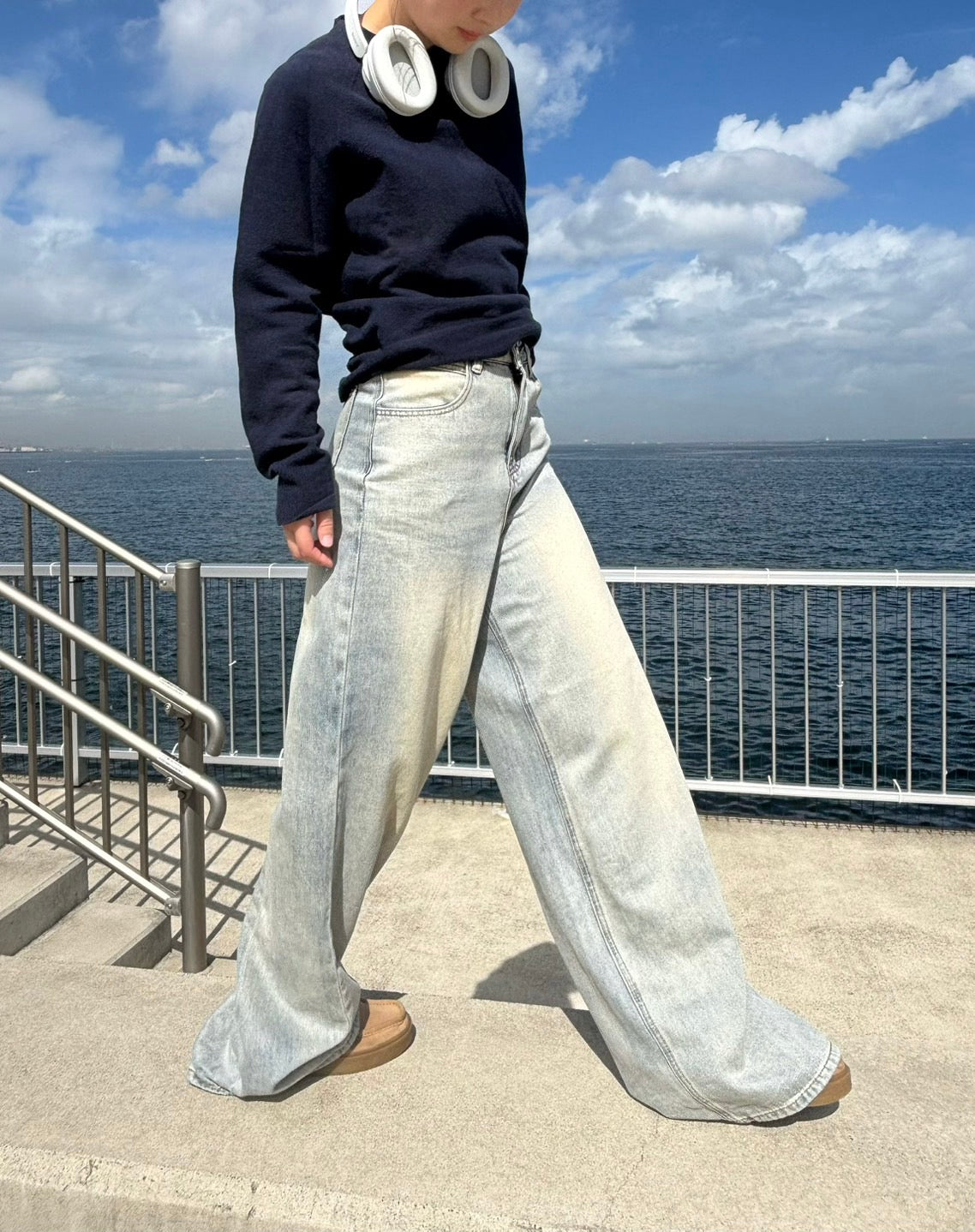 バルーンシルエットカーブデニム KA005