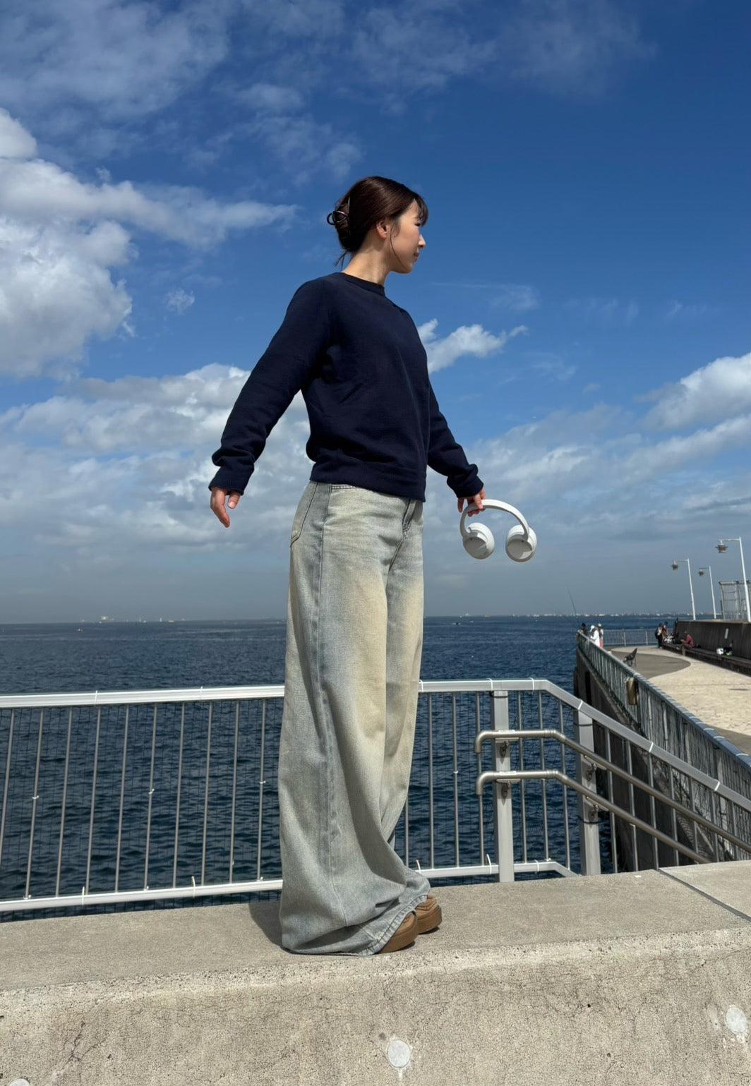 バルーンシルエットカーブデニム KA005