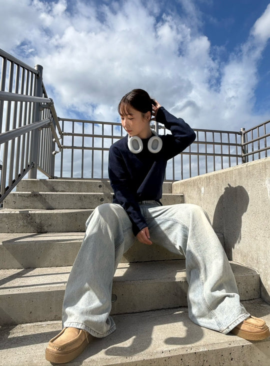 バルーンシルエットカーブデニム KA005