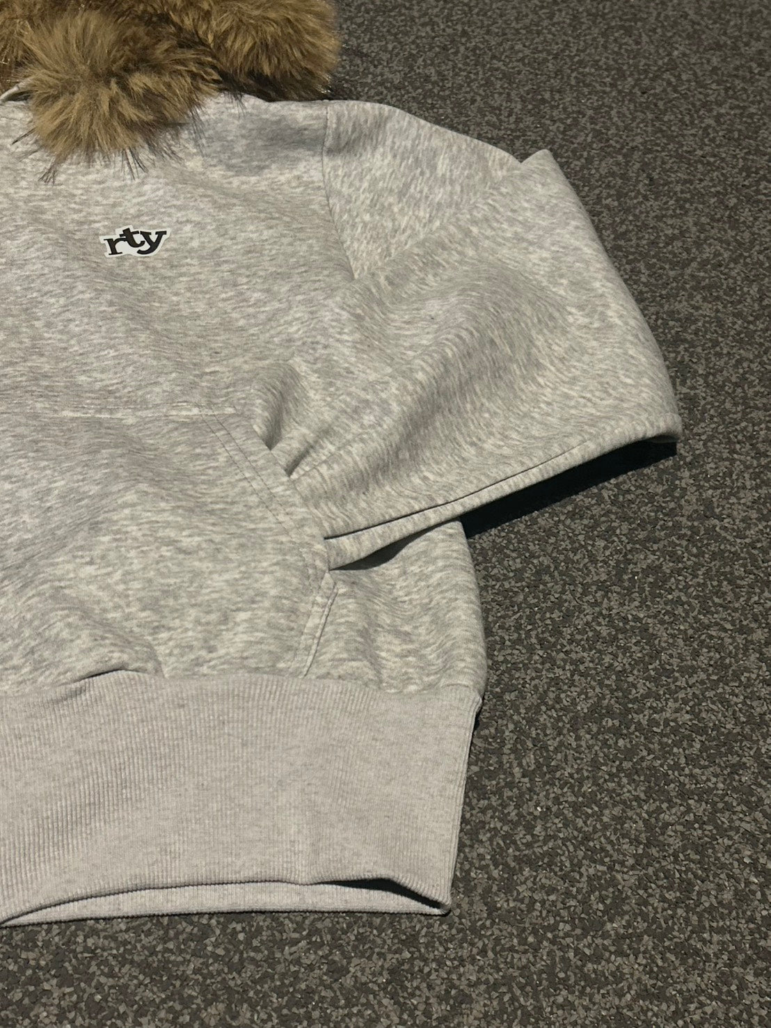 フェイクファー フーディジップブルゾン MI-18