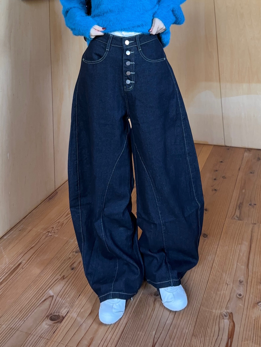 ボタンフライカーブデニム SCK-031