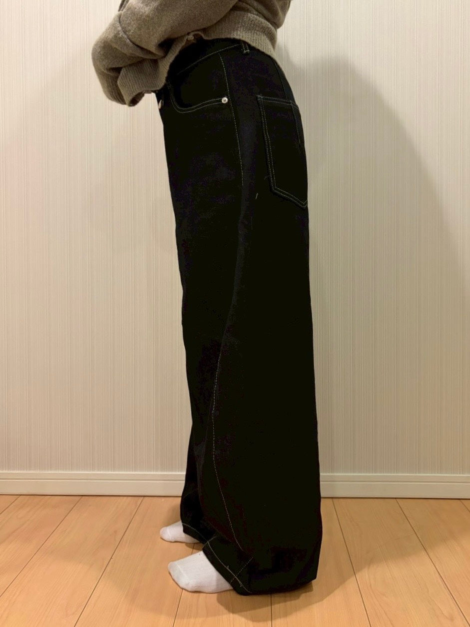 ステッチラインバルーンデニム MI-026