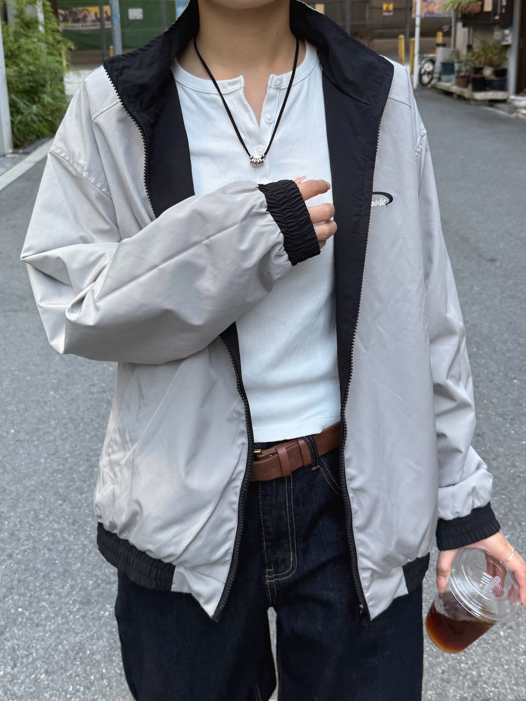 リバーシブルナイロンジャケット TM-010